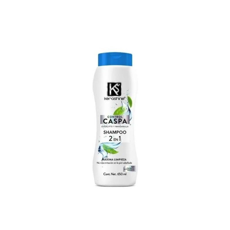 Kerashine Shampoo Control Caspa con Eucalipto y Árbol del Té