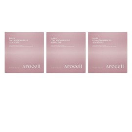 Arocell Super Collagen Mask 2.0 ECM ACTIVE 4 sheets 3pcs / 아로셀 슈퍼 콜라겐 마스크 2.0 ECM ACTIVE 4매 3개