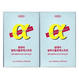 Days On 데이즈온 원데이 알파시클로덱스트린 3g x 14포 2개 / 써클 DaysOn One Day Alpha Cyclodextrin 3g x 14 Packs 2 Units / Circle