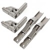 4 Pieces Stainless Steel 90 Degree Folding Shelf Hinge Bracket