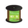 Woods Southwire 64162122 2 Conductor 18/2 Thermostat Wire; 18-Gauge Solid