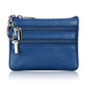 boshiho Coin Purse, Coin Case, 4 Pockets, Key Ring, Leather,