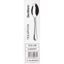 Dubarry Cutlery Tea Spoons - Pack of 12 | Stainless Steel Tea Spoons, Teaspoons Genware Dubarry Cutlery