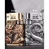 Dragon Lighter, Cool Antique Candle Lighters, Reusable Grinding Wheel Oil