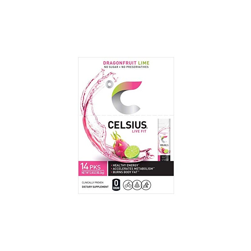 Dragonfruit Lime On-The-Go - Paquete de palillos en polvo, cero