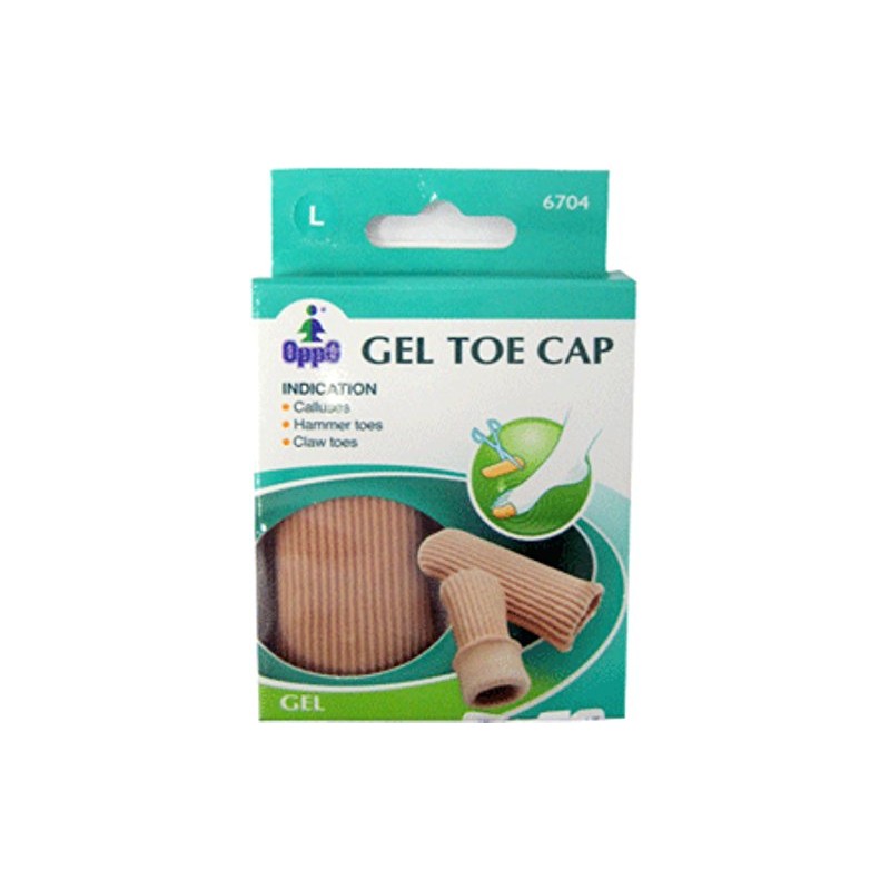Oppo Gel Toe Cap, Large [6704] 2 Pack (Pack of