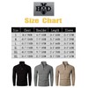 HOOD CREW Men’s Long Sleeve Jumper Causal Tops Fall Stand