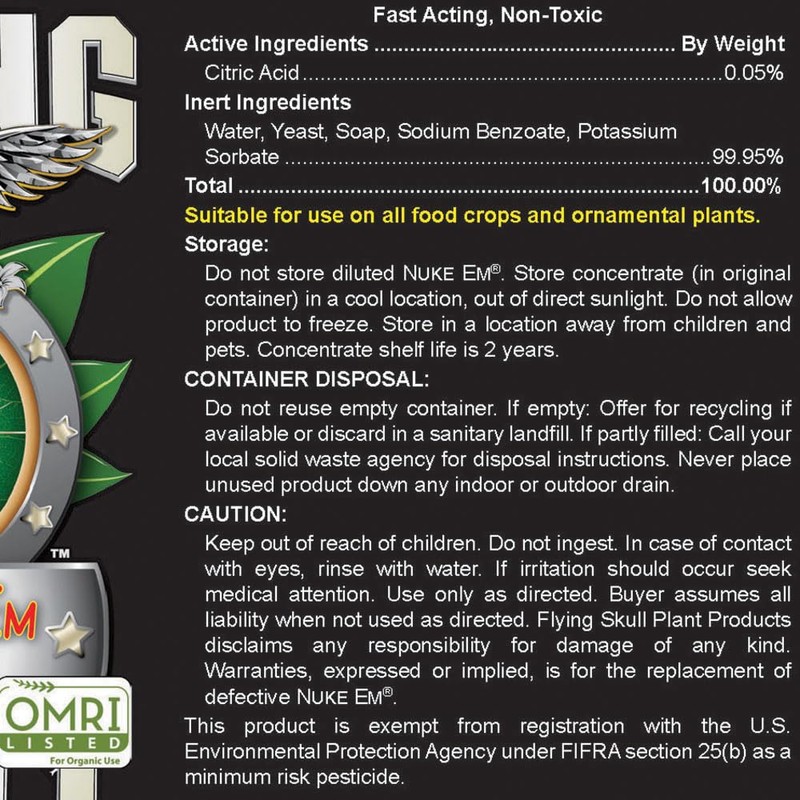 FLYING SKULL 8 Ounce Nuke Em