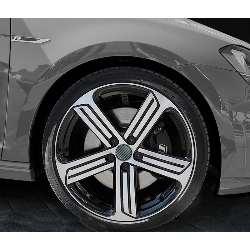 Skino Eu Compatible with Hub Caps VW 66 mm 5G0601171XQI