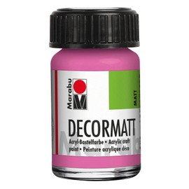 Marabu Decormatt Acrylic Paint 15ml Pink