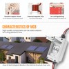 Pjerjzn Solar Panel Disconnect Switch 1000V DC/AC 25A PV Disconnect