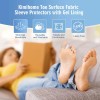 Kimihome 4 PCS Toe Spacers Separators, Wicking& Breathable Fabric Bunion