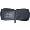 Mancini Bellagio Top Grain Leather RFID Secure Zippered Billfold with