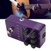 Guitar Effect Pedal Metal Purple 1/4in Interface Parameters Savable Single