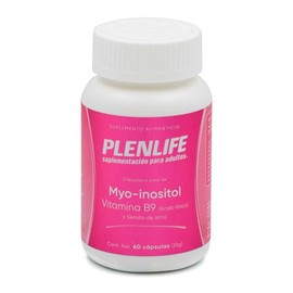 Plenlife Myo Inositol Vitamina Semilla Arroz Cápsulas