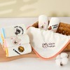 Cartoon Animal Mini Hand Towels with Loop for Kitchen & Bathroom R120 25*25/Small Rabbit 60ea