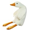 Maomoto White Goose Stuffed Animal,85cm Large Goose Plush Toy,Huge Goose