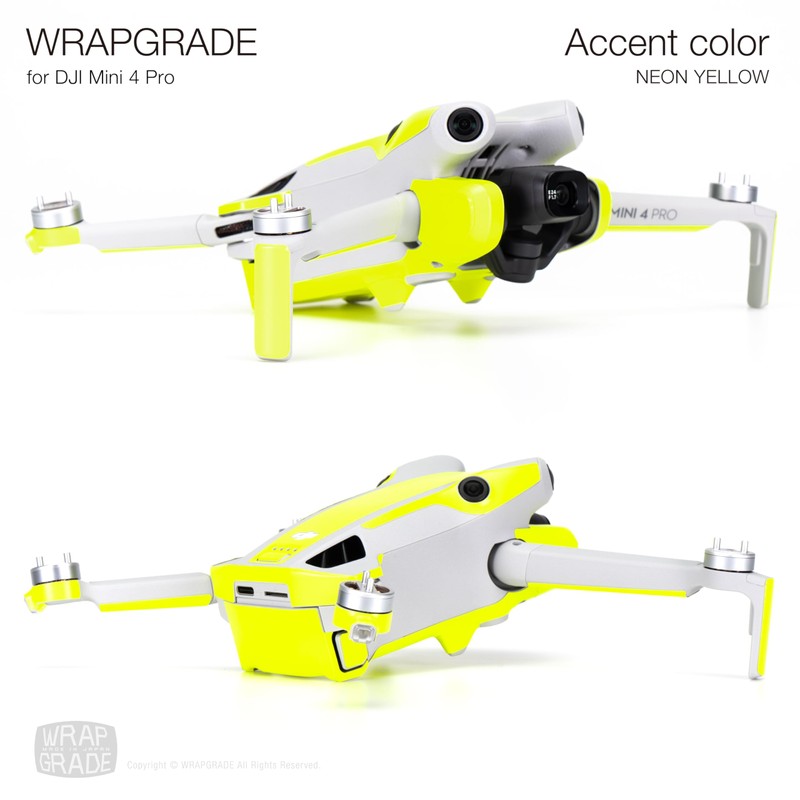 WRAPGRADE Skin Stickers Compatible with DJI Mini 4 Pro |