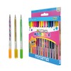 Mitama Glitter Fluo Rainbow Gel Pen - 13 Piece Case