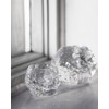 Kosta Boda Snowball Crystal Votive, 3.5" X 4.2"
