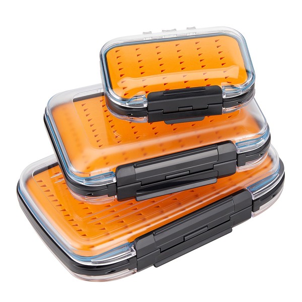Gonex Fly Boxes for Fly Fishing Two-Sided Waterproof Lightweight Fly