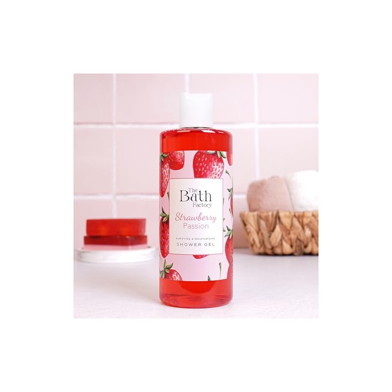 The Bath Factory, Passion Shower Gel Strawberry 400 ml