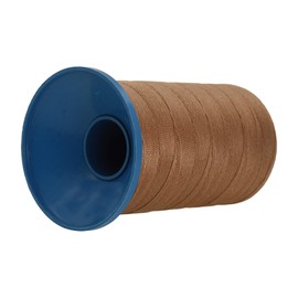 Mandala Crafts Tex 135 Nylon Thread for Sewing - 1250 YDs T135 Heavy Duty Russet Brown Nylon Thread Size 138 420 D Upholstery Thread for Leather Jeans Weaving