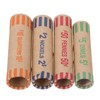 256 Pcs Assorted Coin Wrappers Preformed Tubes, Bulk Preformed Coin