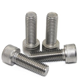 Fullerkreg M6-1.0 x 20MM Socket Head Cap Screws, Allen Socket Drive, Din 912, AISI 304 Stainless Steel (18-8), Full Thread, Bright Finish, Machine Thread, Quantity 20