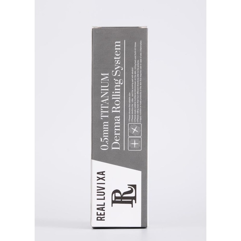 Derma Roller 0.5mm 540 Titanium Needles 0.5mm REAL LUVIXA Beard