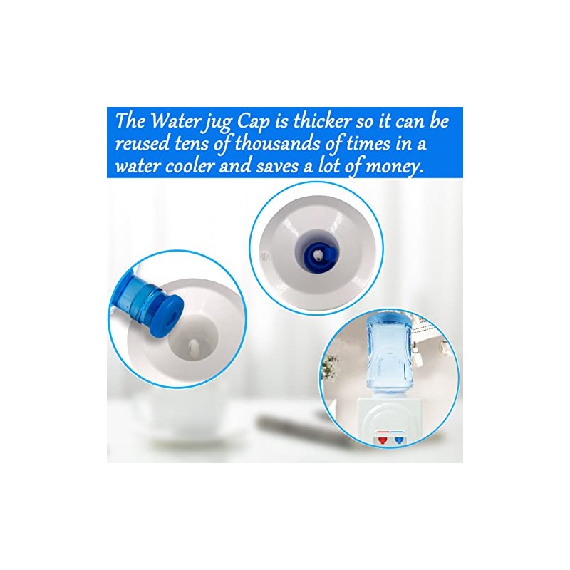5 Gallon Water Jug Cap Reusable - Non-Spill 55mm Water