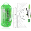 Maths Set | 8Pcs Compass Maths Protractor and Compass Set