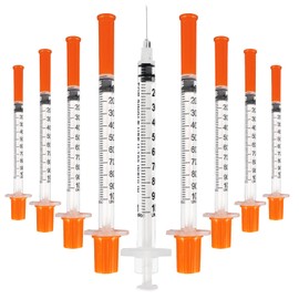 20 Pack 1ml/cc Sterile Syringes with 30G 1/2" Needles | Individually Sealed Disposable Syringe Kit for Fluids Measuring, Dispensing, Industrial, Scientific, Lab Consumables