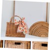 SAFIGLE Handwoven Rattan Goodie Bags Versatile Candy Storage Basket Elegant