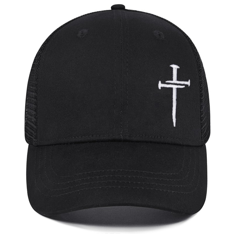 Christian Jesus Cross Hat - Faith Hats for Men Women