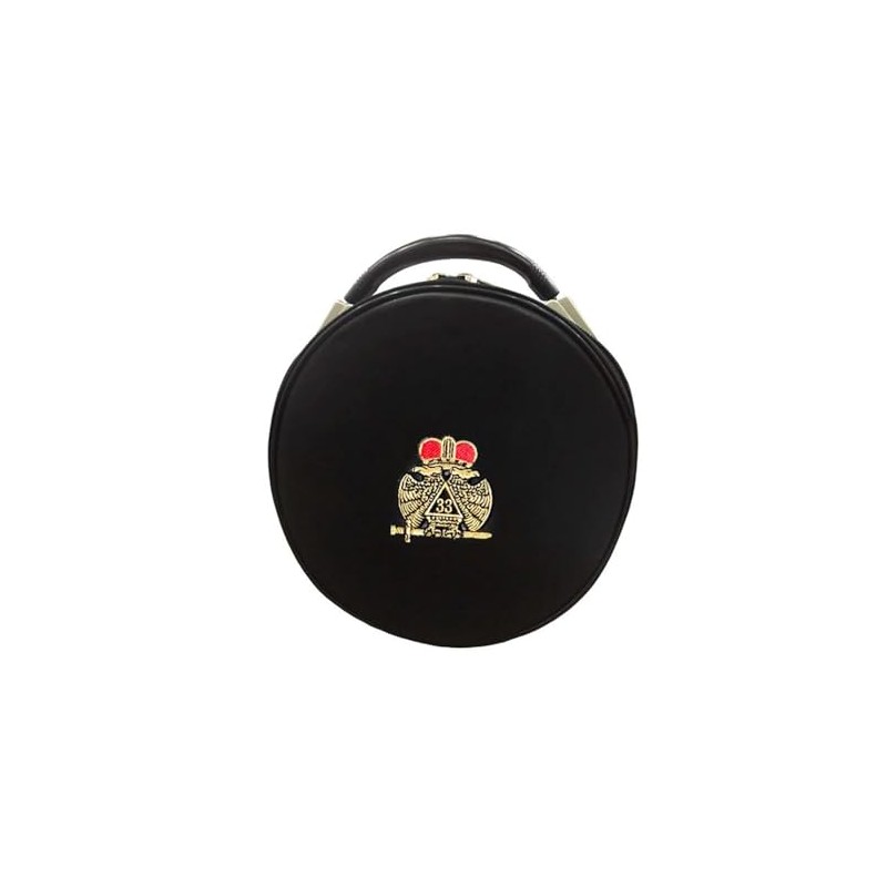 33RD DEGREE SCOTTISH RITE CROWN CAP CASE - DOUBLE EAGLE