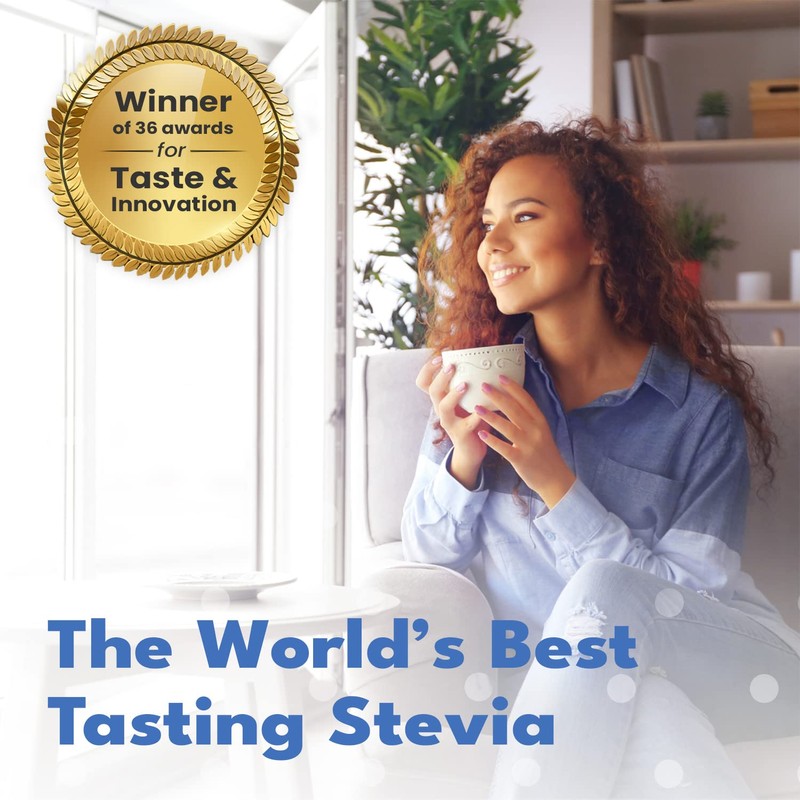 SweetLeaf Organic Stevia Packets - Zero Calorie Stevia Powder, No