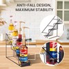 mustry Coffee Syrup Rack for Coffee Bar Accessories, Coffee Syrup