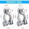 HZEL Car Battery Terminal Connectors, Positive Negative Heavy Duty Battery