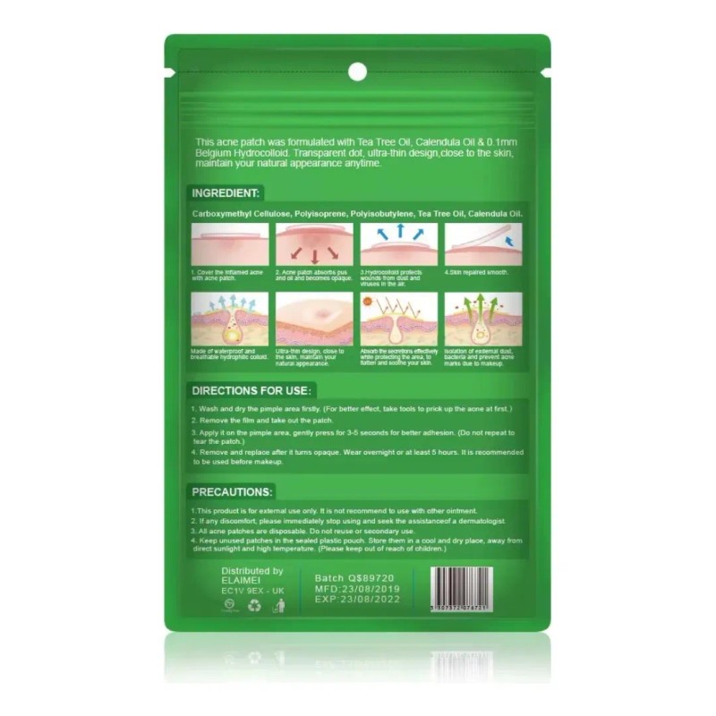 Parche Para Acné + Absorbe Grasa Cicatriza Rápido | Kit