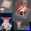 Shower Floor Drain Backflow Preventer Valve Sewer Core Drainage Insert