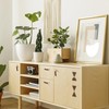 HOOUU 8 Pcs Leather Cabinet Drawer Pulls Knobs Handmade Leather