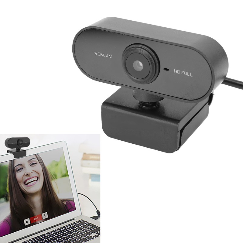 HD Computer Camera 1080P Plug and Play Adjustable PC Webcam
