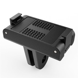 UIHRLM Magnetic Mount Compatible with DJI Osmo Action 5-Pro, Quick Release Magnetic Adapter for Action 4/3, Folding Expansion Bracket Action Camera Accessories Fit Tripod Selfie (Black)