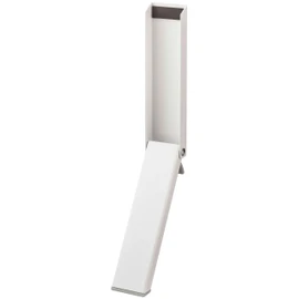 Yamazaki Industries 2486 Magnetic Folding Door Stopper, White, Approx. W 1.8 x D 3.7 x H 11.0 inches (4.5 x 9.5 x 28 cm), Smart, For Entryways, Easy Installation