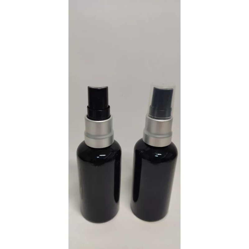 Meliars Frasco 30 Ml Negro Con Atomizador Plata -20pzs