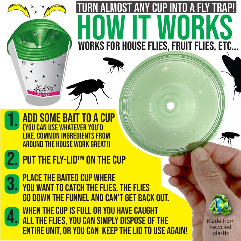 Billy-Bob Fly Lid - Turn Almost Any Cup Into A