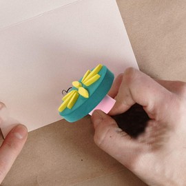 SEWACC 6Pcs EVA Stampers, Sponge Stamper Paint Stampers Foam Sponge Brush Painting Tools for Crafts DIY