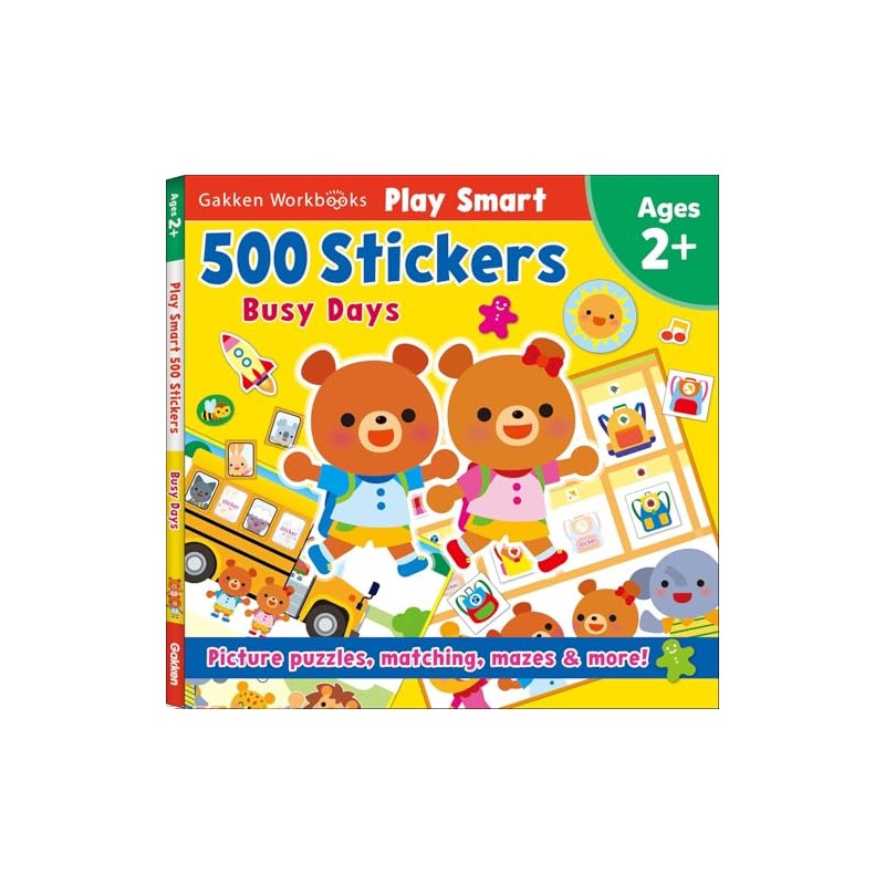 Play Smart 500 Stickers Busy Days