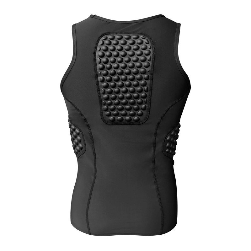 Topeter Baseball Padded Compression Tank Tops with Rib/Chest Protection Pads,